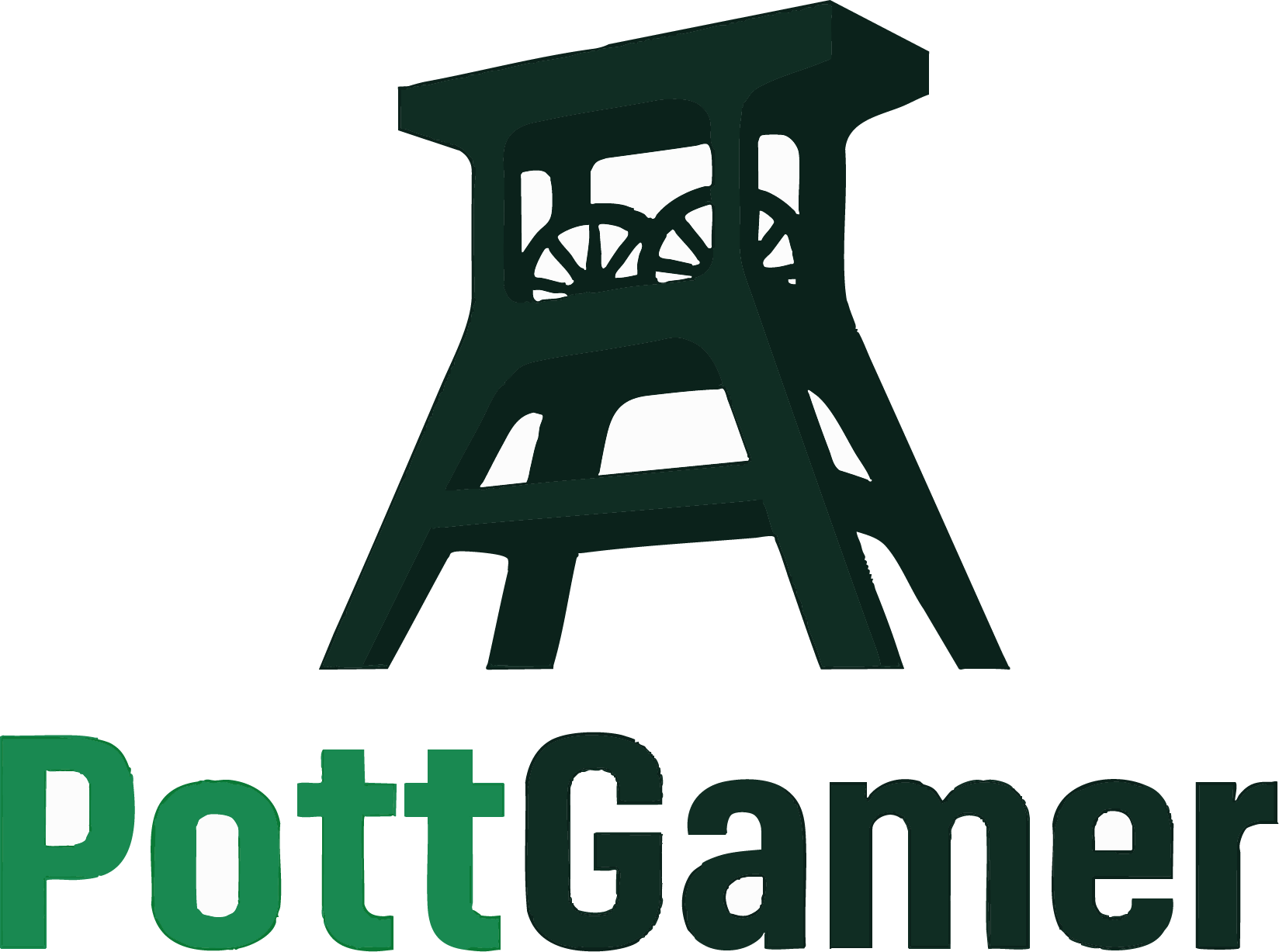 Logo Pottgamer Logo Pottgamer mit Grafik und Schriftzug
